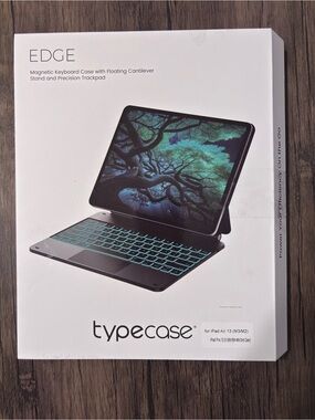 Typecase Edge keyboard For iPad Air 13 M3/M2 iPad Pro 12.9 (6th/5th/4th/3rd gen)